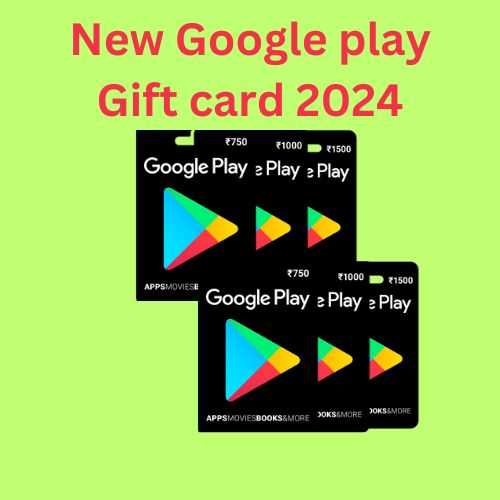  New Google Play Gift Card -2024